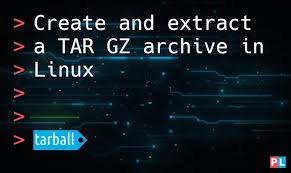 extract a tar gz archive in linux