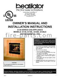 G136e Manual Fire Parts Com