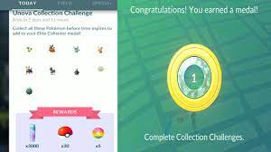 FIRST COLLECTION CHALLENGE in Pokémon Go | New Medal | Unova-themed  Collection Challenge - YouTube