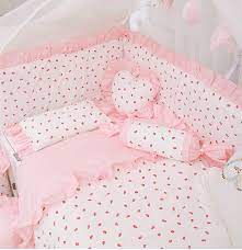 baby bedding set cotton strawberry