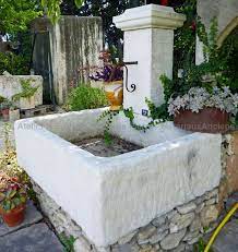 Wall Fountain In Natural Stone With