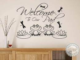 Welcome Family Wall Sticker Quote Home