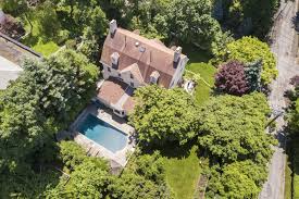 a nyc house with a pool