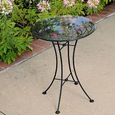 Colorful Side Tables Iron Glass