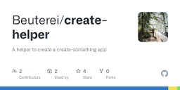 GitHub - Beuterei/create-helper: A helper to create a create ...