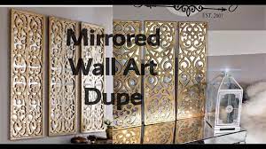 Panel Faux Mirror Wall Art
