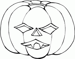 Blank pumpkin coloring page from pumpkins category. Free Printable Pumpkin Coloring Pages For Kids