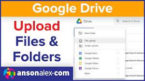 folders to google drive