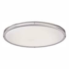 Brushed Nickel Dimmable Led Flush Mount