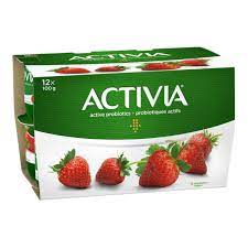 activia probiotic yogurt strawberry