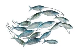 Shimmer Fish Wall Art Dorset Gifts