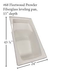 68 Fleetwood Rv Fiberglass Shower Tub