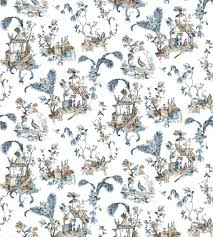 Toile Chinoise Fabric In 1 By Nina