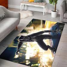 black panther marvel area rug carpet