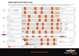 seating plan grand central rail