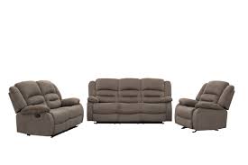 fabric reclining sofa set