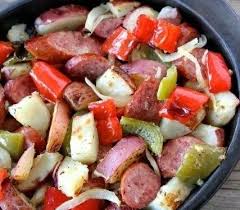 easy sausage and potato bake recipe