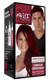 Splat provides a wide variety of colors and methods for dying hair. Splat Original Complete Kit Crimson Obsession Semi Permanent Hair Dye