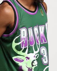 Follow us on facebook, twitter and instagram @shawspotlight and check out more spotlight features and other great community content on our website. Mitchell Ness Milwaukee Bucks Ray Allen 34 Swingman Jersey Green Purple Culture Kings Us