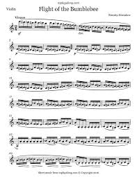 Flight of the bumblebee from the tale of tsar saltan n. Flight Of The Bumblebee By Rimsky Korsakov Free Sheet Music For Violin Visit Toplayalong Com And Get A Violin Sheet Music Free Violin Sheet Music Sheet Music