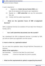 Renew ssm by fill up the online renewal application form with correct information. Content Page Ssm E Lodgement Services 2 Registration Of Mygoverment Portal Public Service Portal Psp User 8 Pdf Free Download