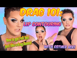 drag queen makeup tutorial lip