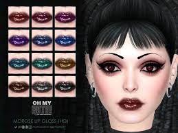sims resource oh my goth morose lip gloss