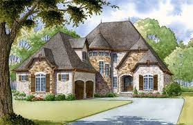 Castle With Turret 4 Bedroom House Plan