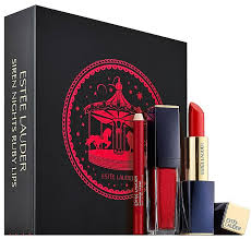 coffret maquillage rouge à lèvres 3 5g