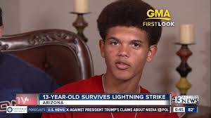 The child was treated by emergency services but died a short while later in hospital. 13 Year Old Boy Survives Lightning Strike Youtube