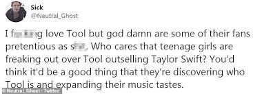 Tool Dethrones Taylor Swift On Billboard 200 Causing A Stir