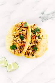 vegan migas breakfast tacos from the