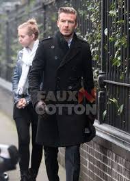 Buy David Beckham Long Coat Men