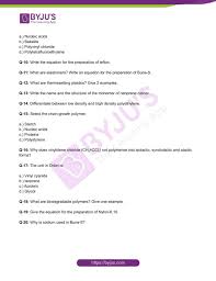 Class 12 Chemistry Worksheet On Chapter