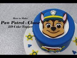 Paw Patrol 2d Cake gambar png