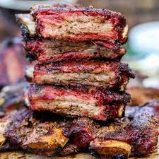 smoked beef back ribs with hoisin bbq sauce