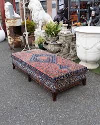 reupholstered persian rug day bed