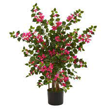 Can you buy bougainvillea at home depot store? Nearly Natural Indoor Bougainvillea Artificial Tree 5562 The Home Depot