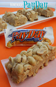 homemade payday candy bars