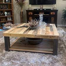 Square Coffee Table With Storage Center