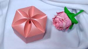 easy paper hexagonal gift box