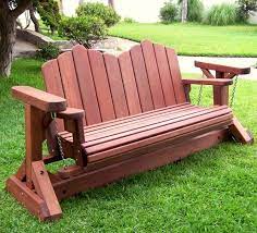 outdoor wood glider bench flash s