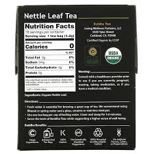 organic herbal tea nettle leaf 18 tea