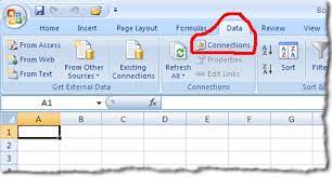 connecting excel to mysql