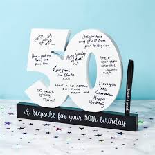50th birthday gift ideas and present
