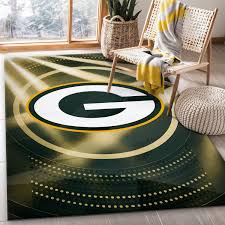 green bay packers nfl area rug bedroom