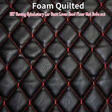 Faux Leather Fabric Foam Quilted