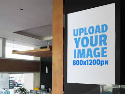 Including multiple different psd mockups like logo sign, window sign, advertisement, roll up and many more mockups. Poster Mockup Taped To A Wall Inside A Coffee Shop Free Mockup