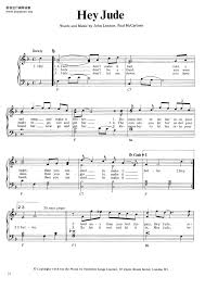 Hey jude sheet music by the beatles. The Beatles Hey Jude Sheet Music Pdf Free Score Download