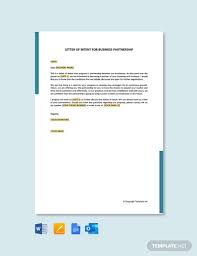business letter of intent 13